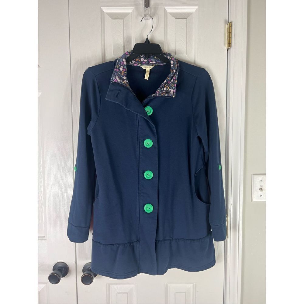 Matilda Jane Womens A Million Little Things Navy Jacket Size M